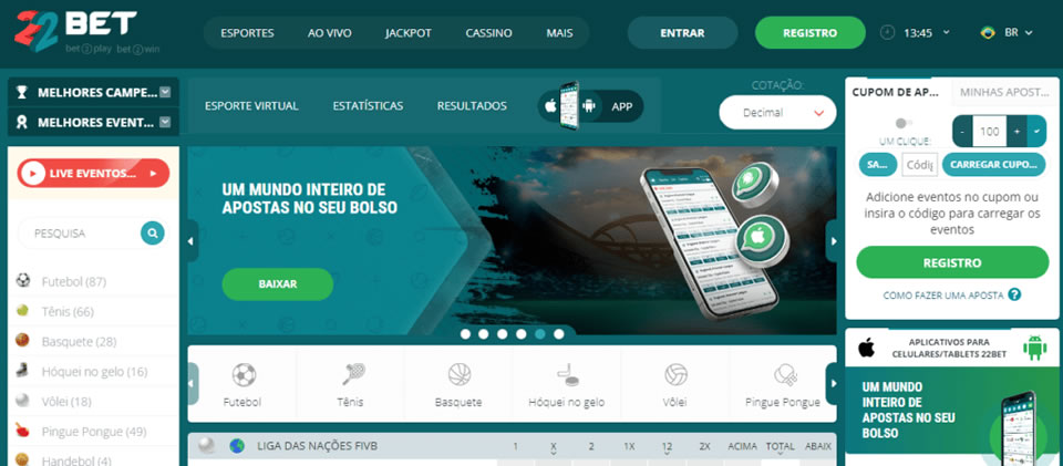 Você pode aproveitar tudo o que o plataforma 333bet City Casino tem a oferecer usando seu dispositivo móvel (telefone ou tablet). Para fazer isso, basta baixar o aplicativo Playhouse online. O aplicativo pode ser baixado no site da plataforma 333bet Cidade e é compatível com os sistemas Android e iPhone.